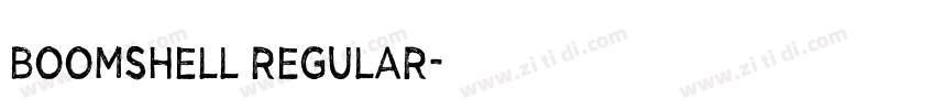 Boomshell Regular字体转换
